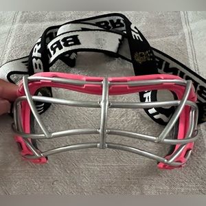 Brine Pink Lacrosse Goggle Eye Guard. Kids. Used for a season.